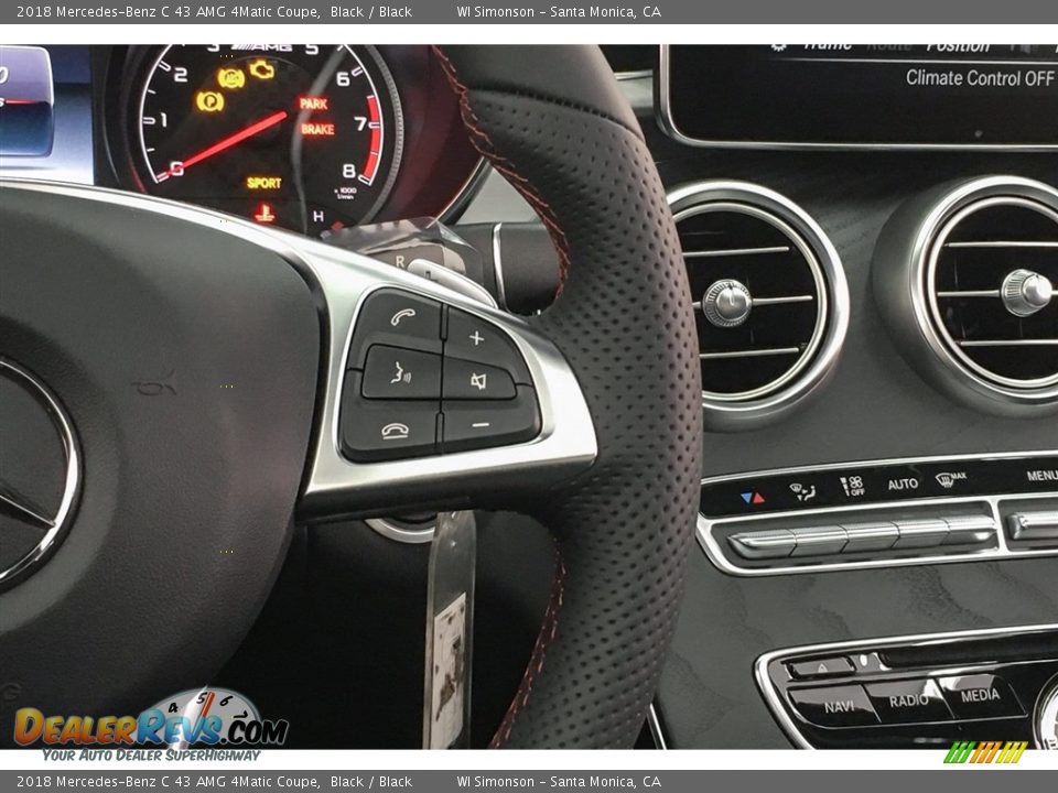 Controls of 2018 Mercedes-Benz C 43 AMG 4Matic Coupe Photo #10