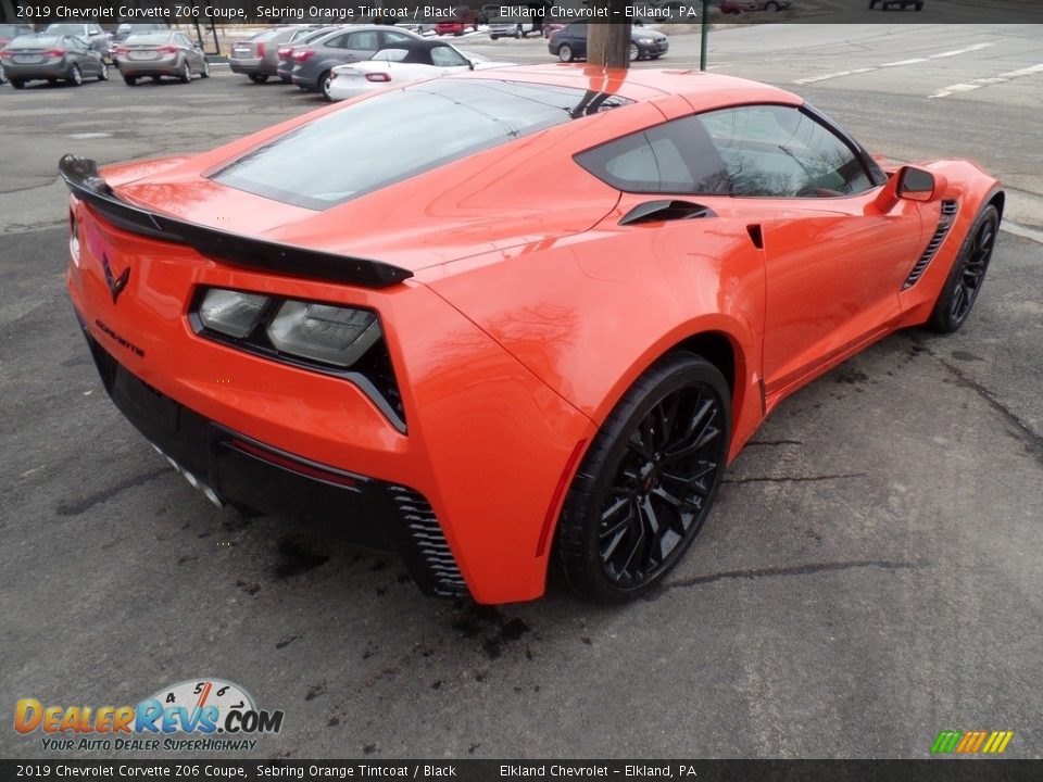 2019 Chevrolet Corvette Z06 Coupe Sebring Orange Tintcoat / Black Photo #16