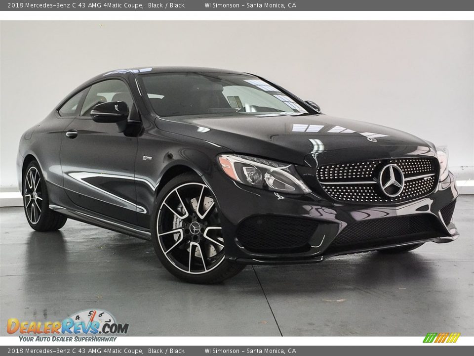 Front 3/4 View of 2018 Mercedes-Benz C 43 AMG 4Matic Coupe Photo #12