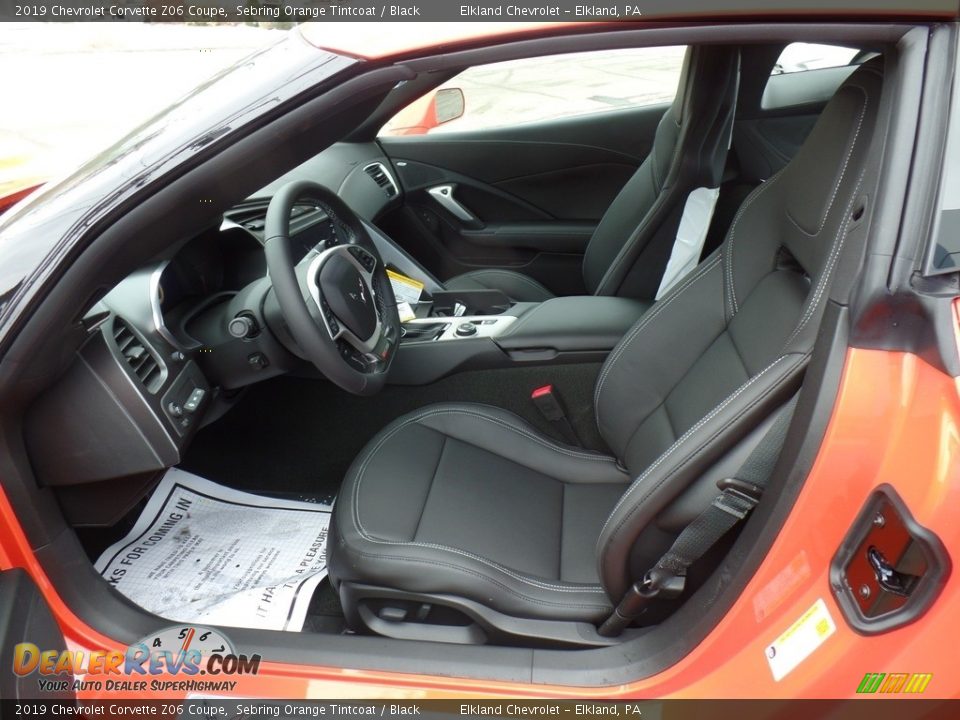 Black Interior - 2019 Chevrolet Corvette Z06 Coupe Photo #26