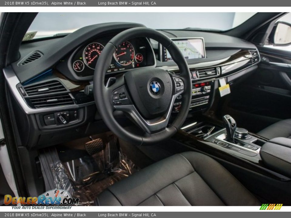 2018 BMW X5 sDrive35i Alpine White / Black Photo #6