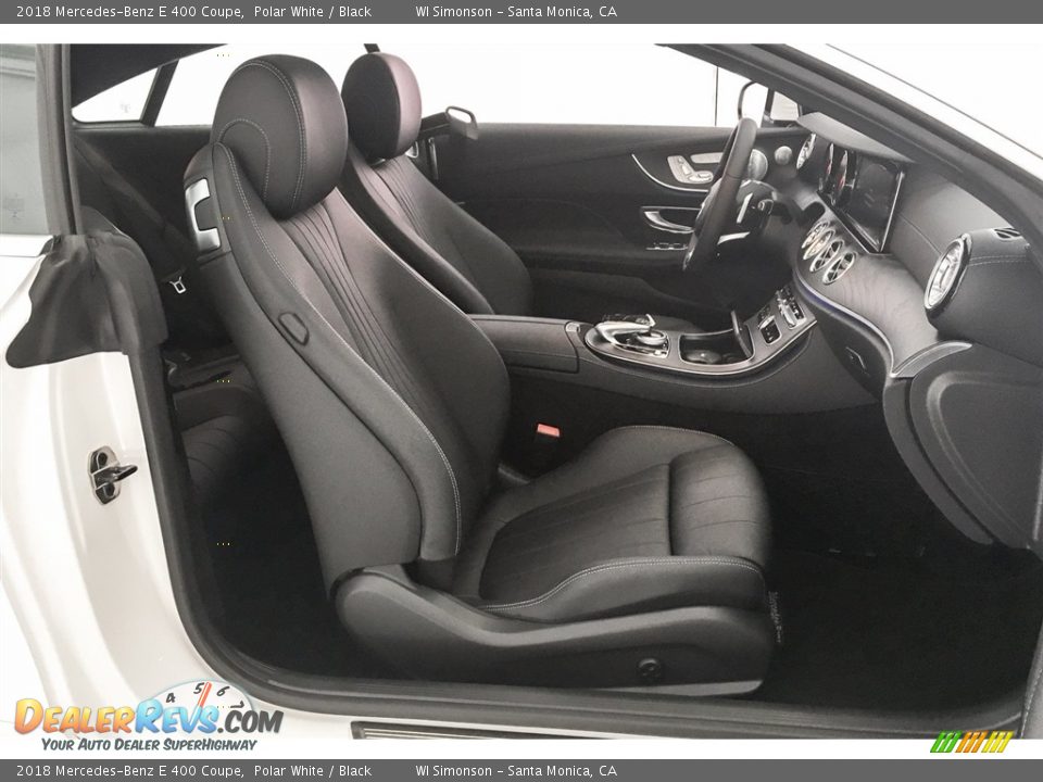 2018 Mercedes-Benz E 400 Coupe Polar White / Black Photo #2