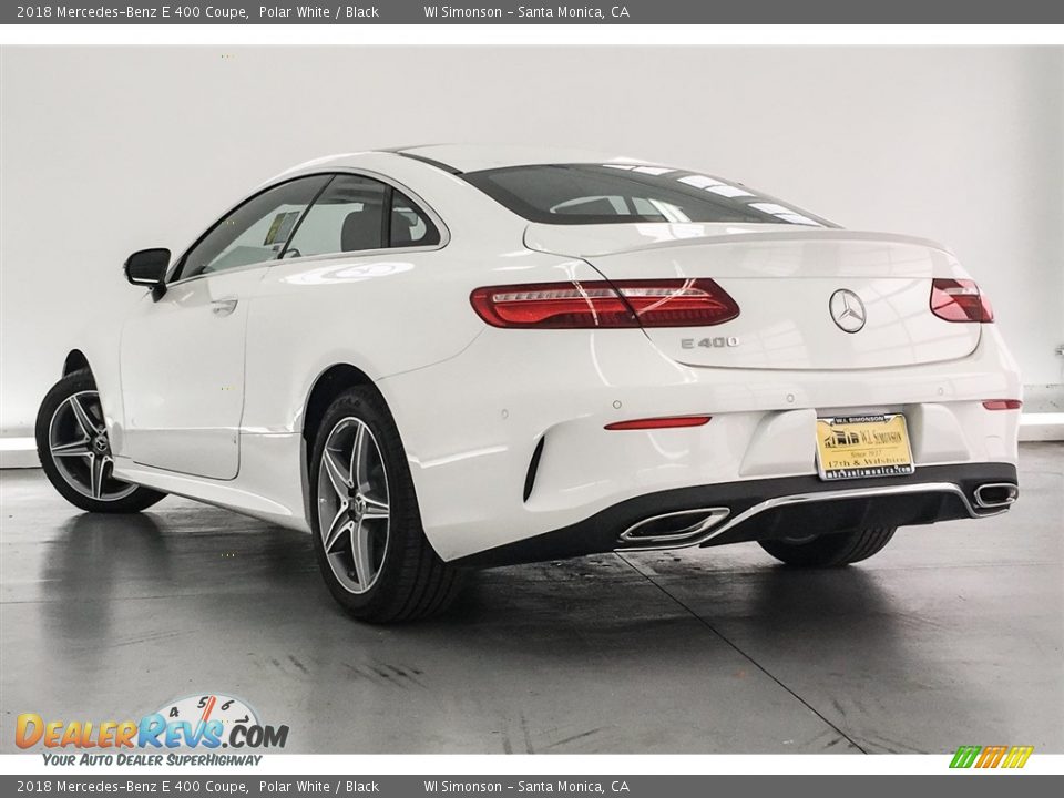 2018 Mercedes-Benz E 400 Coupe Polar White / Black Photo #3