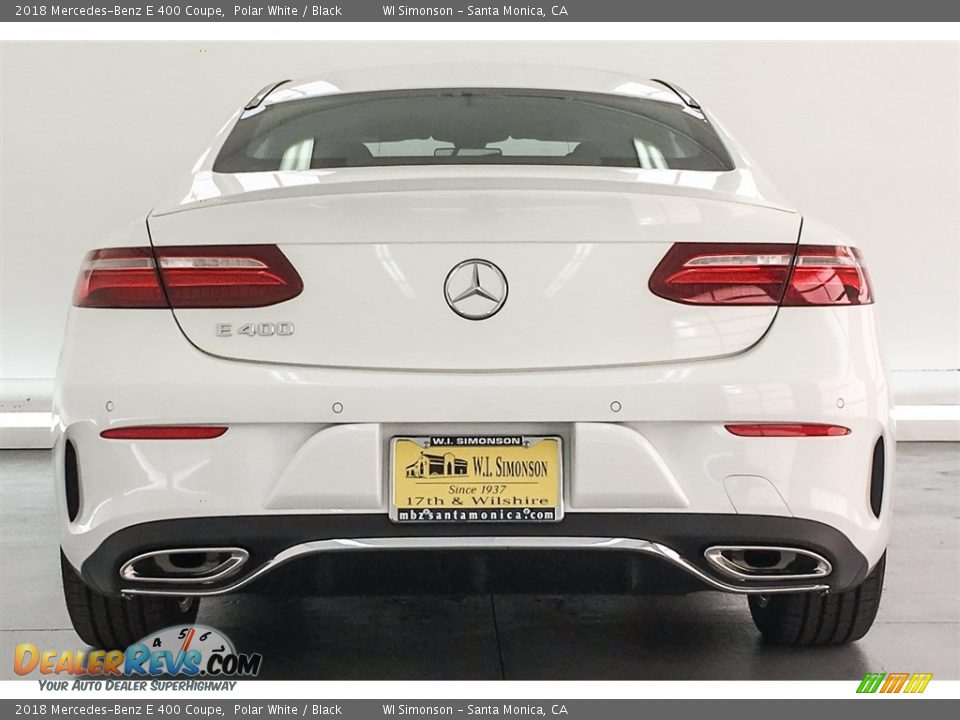 2018 Mercedes-Benz E 400 Coupe Polar White / Black Photo #4