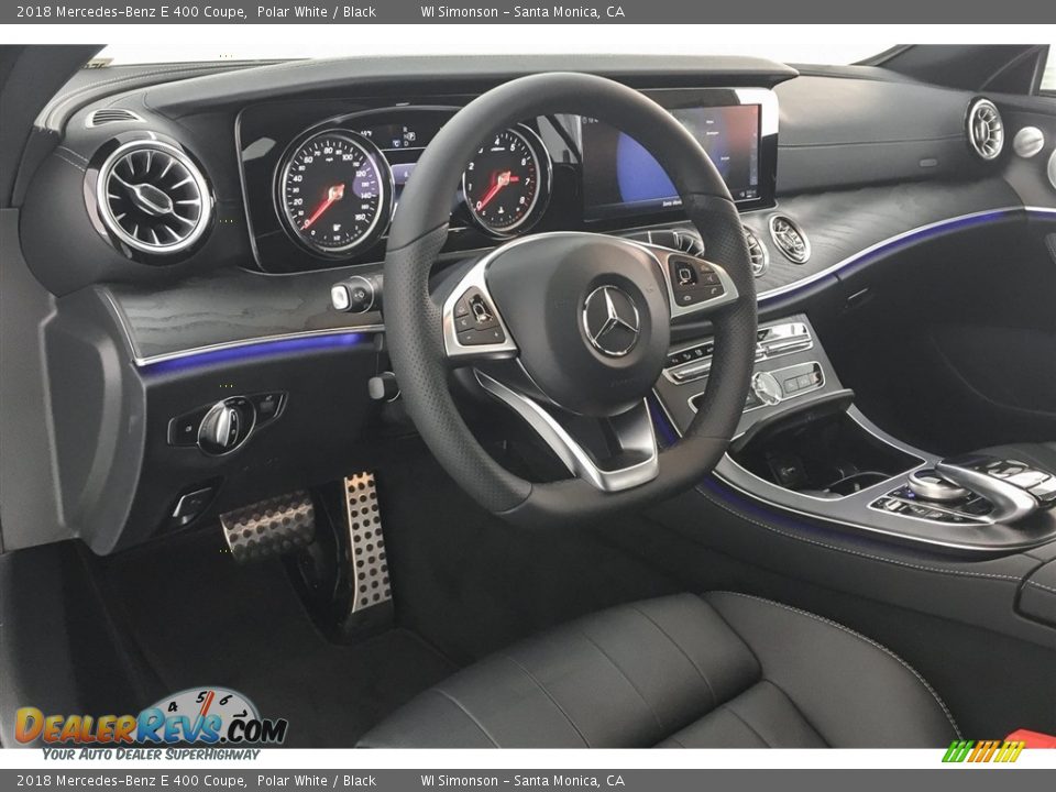 2018 Mercedes-Benz E 400 Coupe Polar White / Black Photo #6
