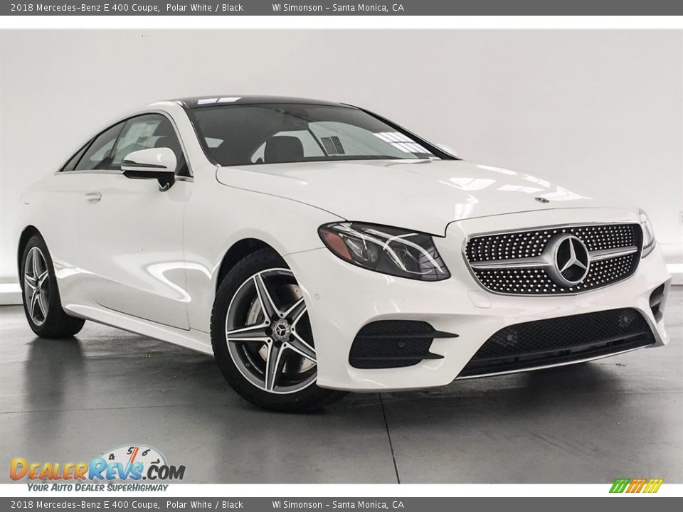 2018 Mercedes-Benz E 400 Coupe Polar White / Black Photo #12
