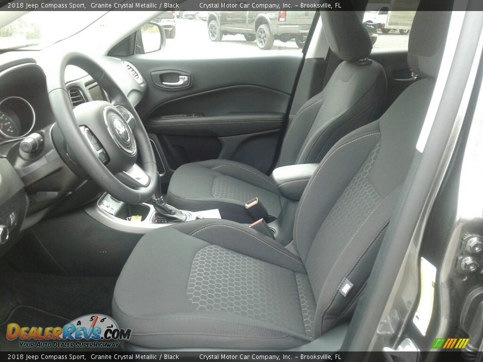 2018 Jeep Compass Sport Granite Crystal Metallic / Black Photo #9