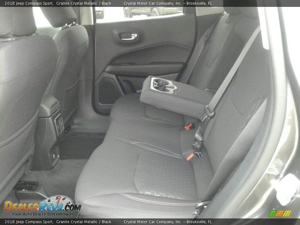 2018 Jeep Compass Sport Granite Crystal Metallic / Black Photo #10