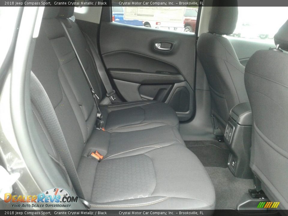 2018 Jeep Compass Sport Granite Crystal Metallic / Black Photo #11