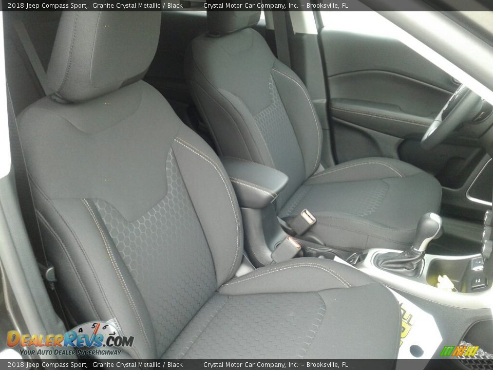 2018 Jeep Compass Sport Granite Crystal Metallic / Black Photo #12