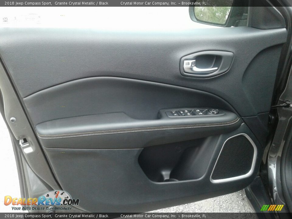 2018 Jeep Compass Sport Granite Crystal Metallic / Black Photo #17