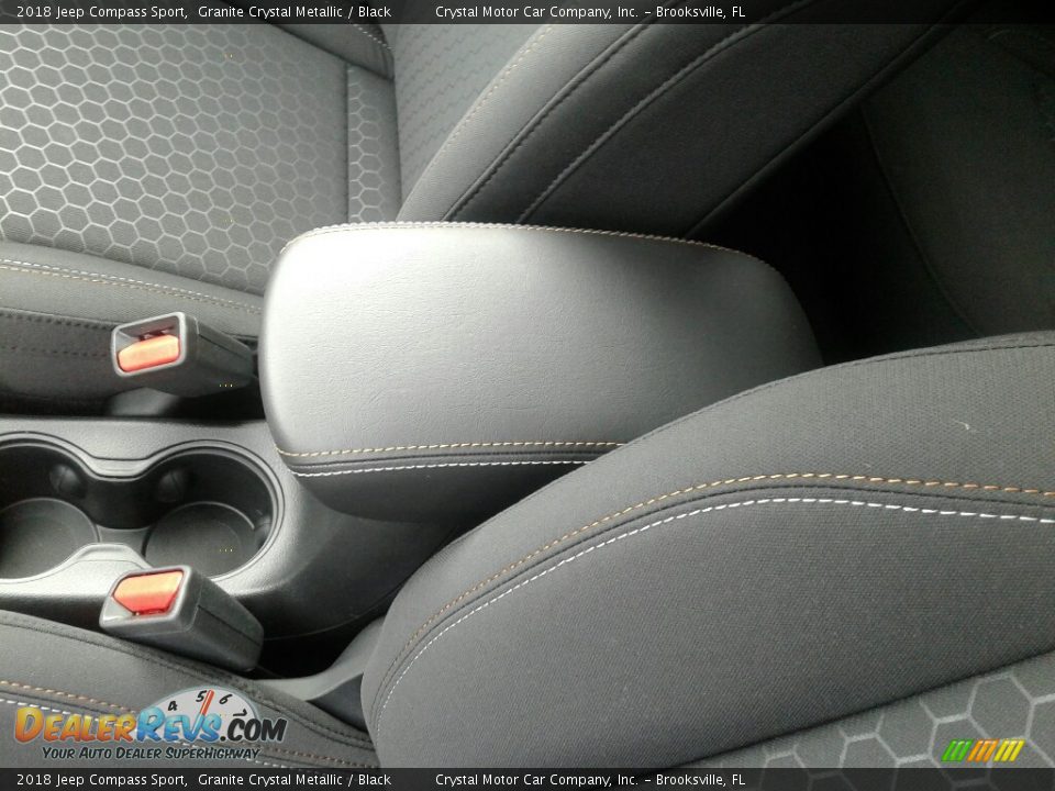 2018 Jeep Compass Sport Granite Crystal Metallic / Black Photo #18