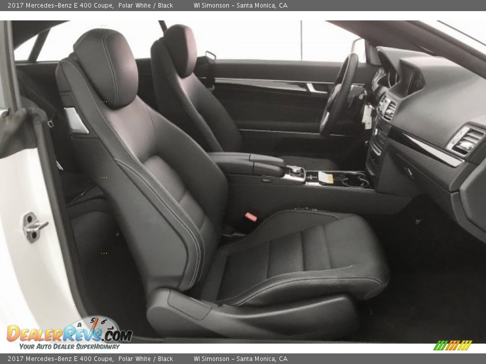 2017 Mercedes-Benz E 400 Coupe Polar White / Black Photo #2