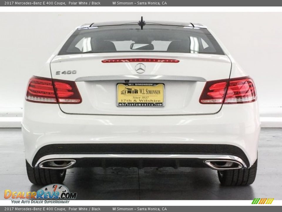 2017 Mercedes-Benz E 400 Coupe Polar White / Black Photo #4