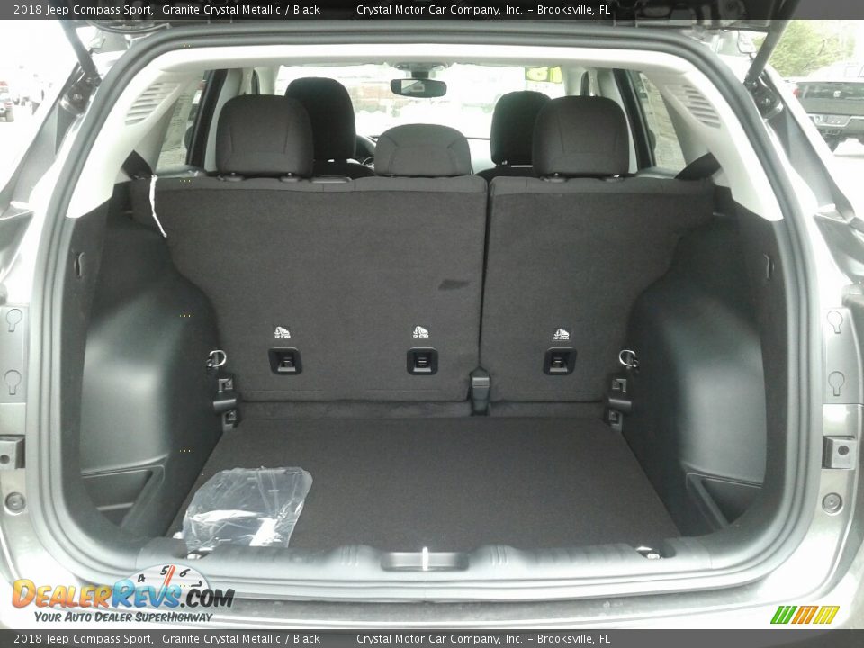 2018 Jeep Compass Sport Granite Crystal Metallic / Black Photo #19