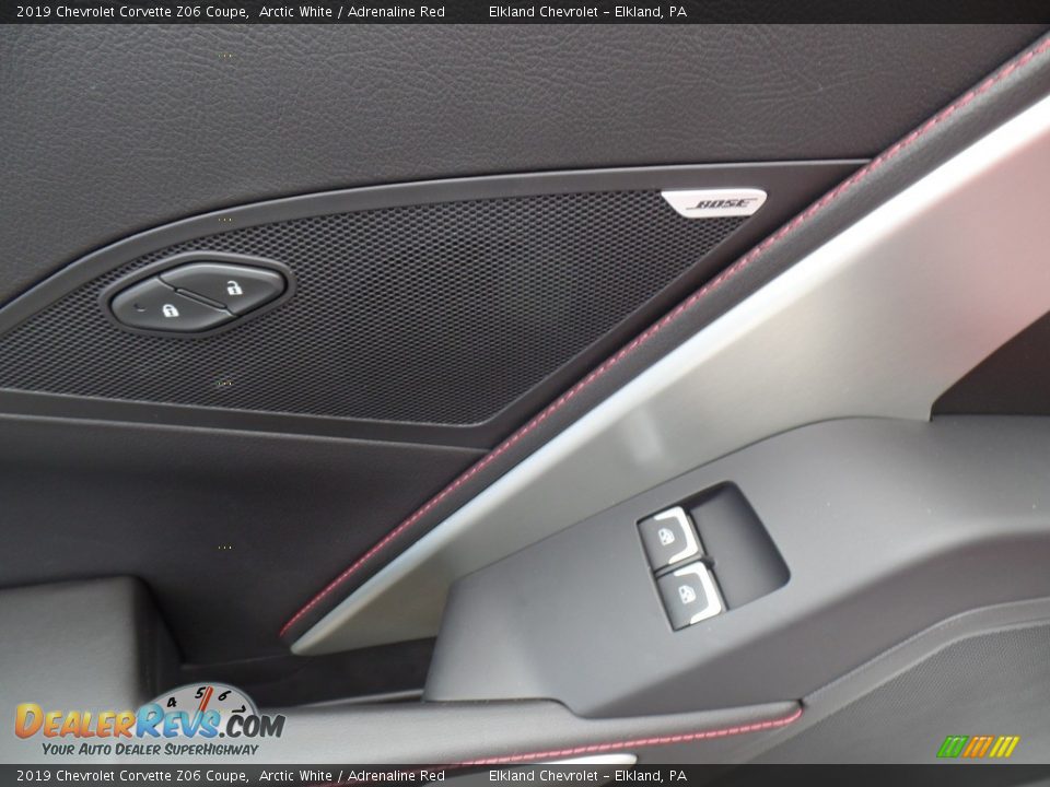 2019 Chevrolet Corvette Z06 Coupe Arctic White / Adrenaline Red Photo #22