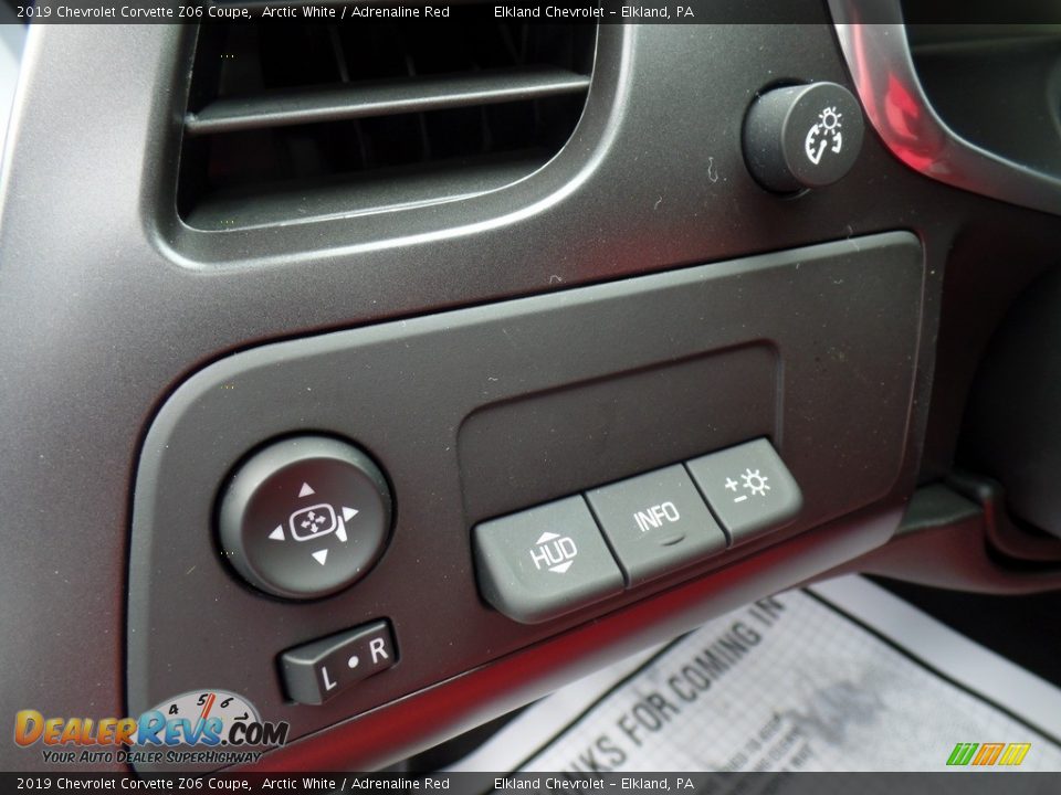 2019 Chevrolet Corvette Z06 Coupe Arctic White / Adrenaline Red Photo #29