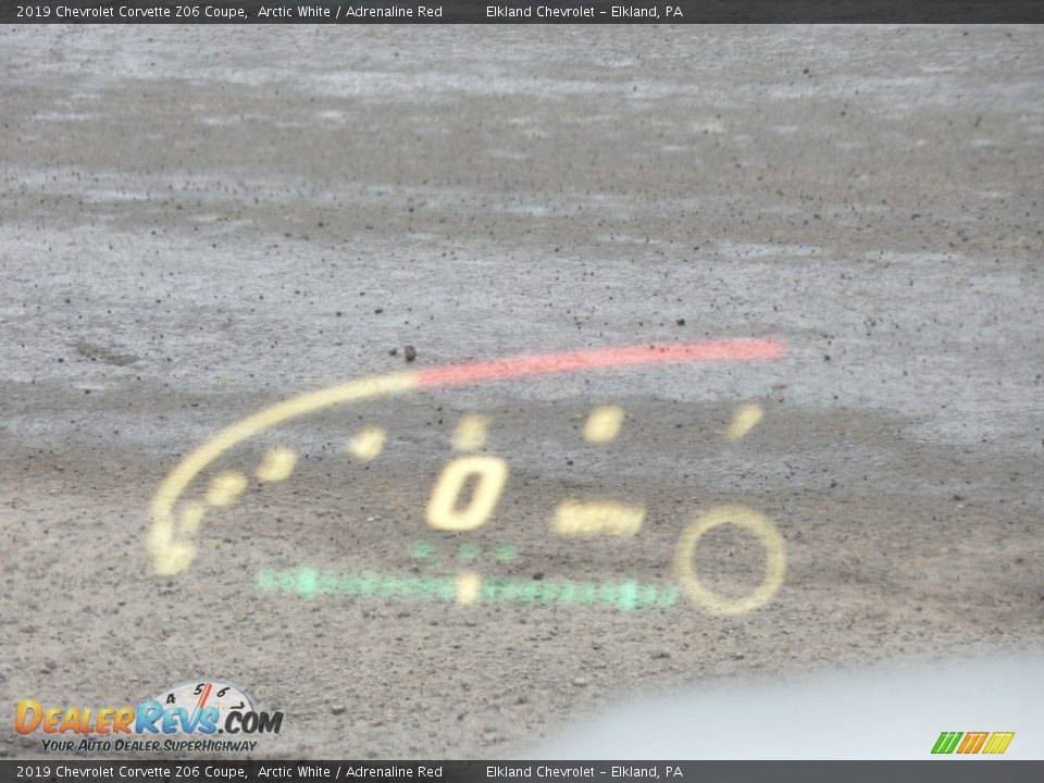 2019 Chevrolet Corvette Z06 Coupe Arctic White / Adrenaline Red Photo #32