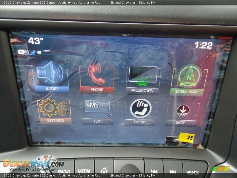 2019 Chevrolet Corvette Z06 Coupe Arctic White / Adrenaline Red Photo #34