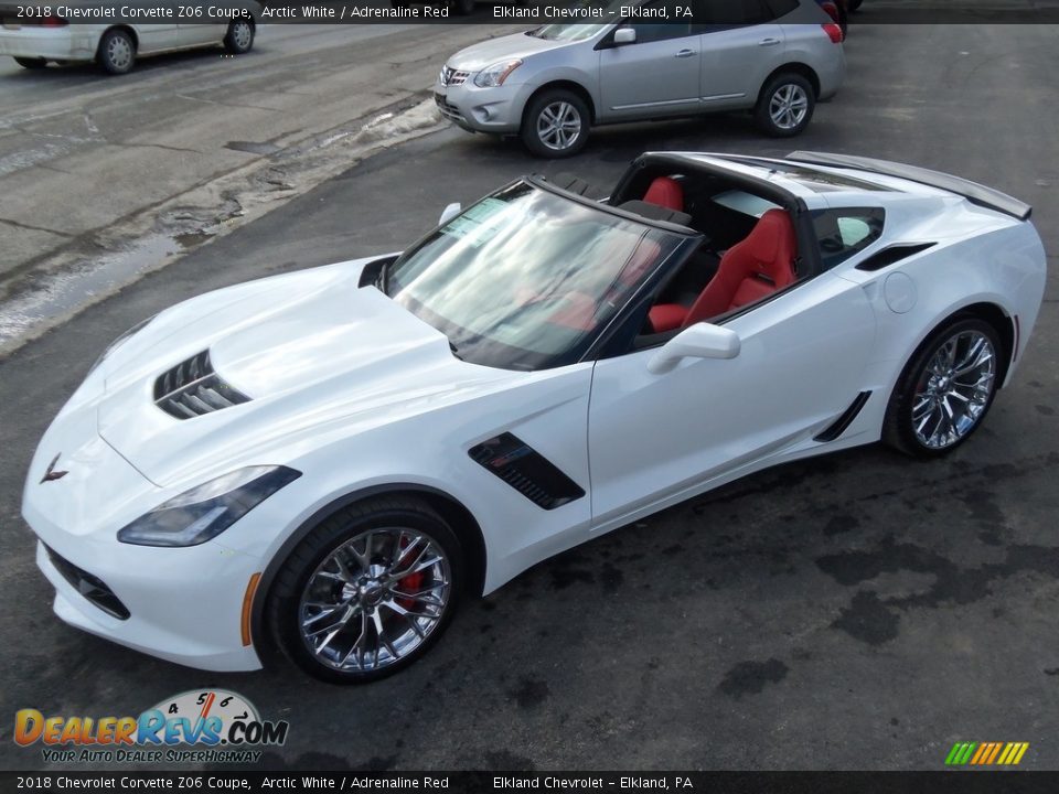 Arctic White 2018 Chevrolet Corvette Z06 Coupe Photo #1