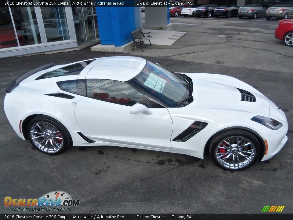 Arctic White 2018 Chevrolet Corvette Z06 Coupe Photo #2