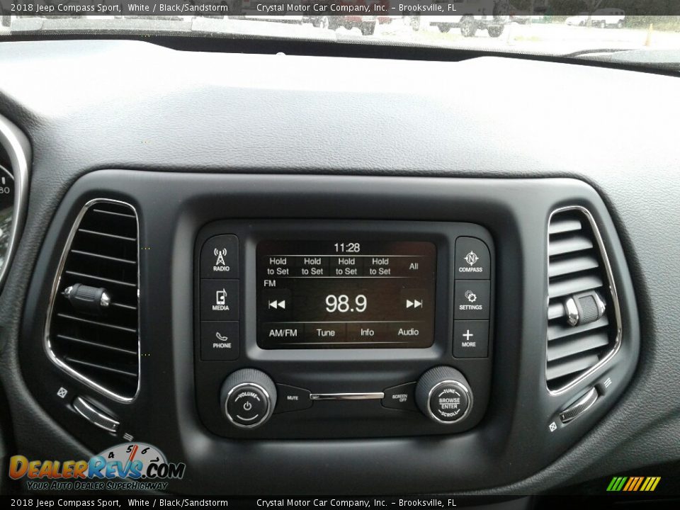 2018 Jeep Compass Sport White / Black/Sandstorm Photo #15
