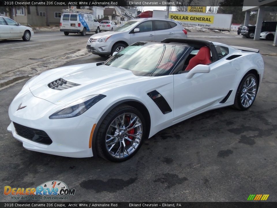 Front 3/4 View of 2018 Chevrolet Corvette Z06 Coupe Photo #14