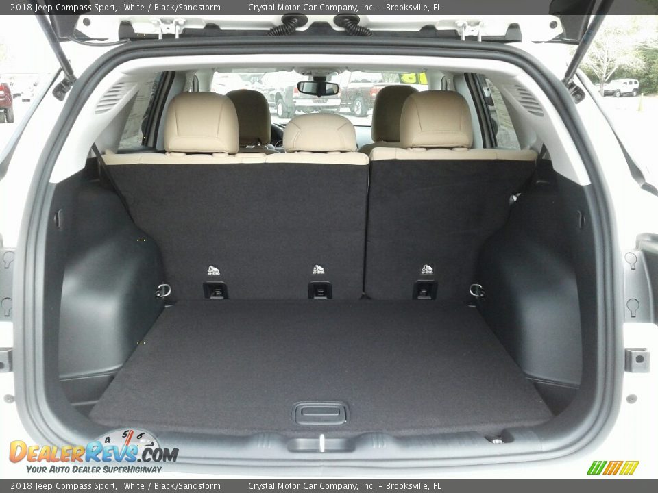 2018 Jeep Compass Sport White / Black/Sandstorm Photo #19