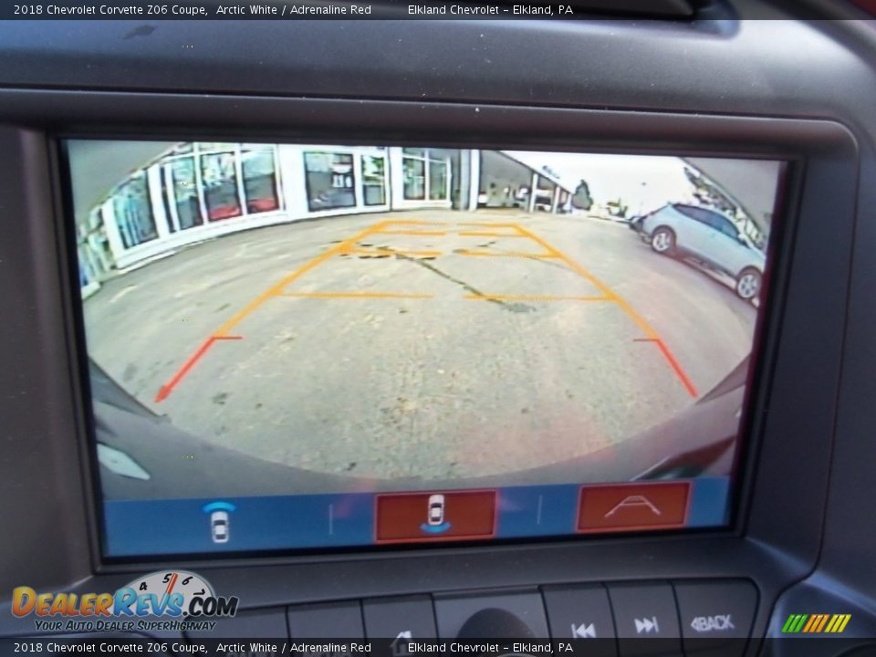 2018 Chevrolet Corvette Z06 Coupe Arctic White / Adrenaline Red Photo #21