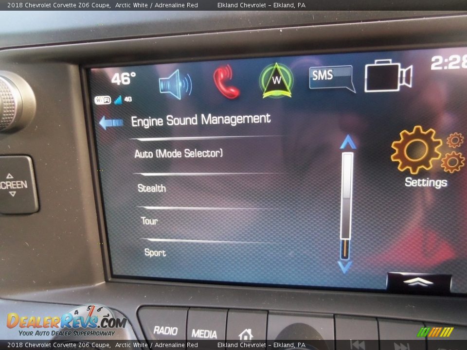 2018 Chevrolet Corvette Z06 Coupe Arctic White / Adrenaline Red Photo #24