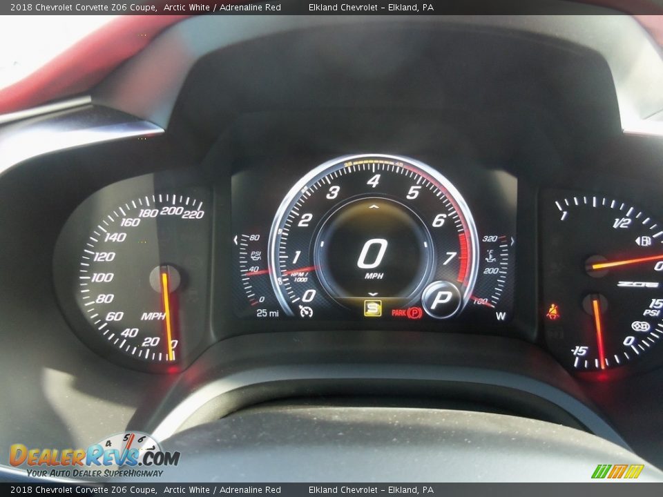 2018 Chevrolet Corvette Z06 Coupe Gauges Photo #26