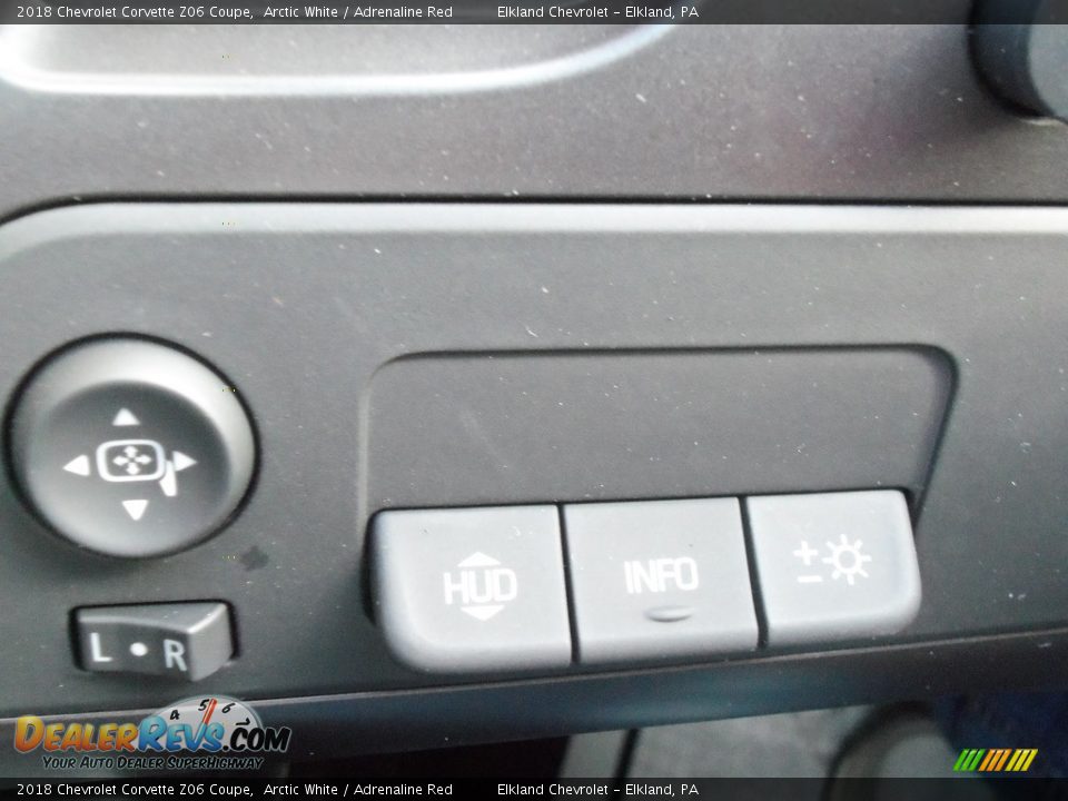 2018 Chevrolet Corvette Z06 Coupe Arctic White / Adrenaline Red Photo #30