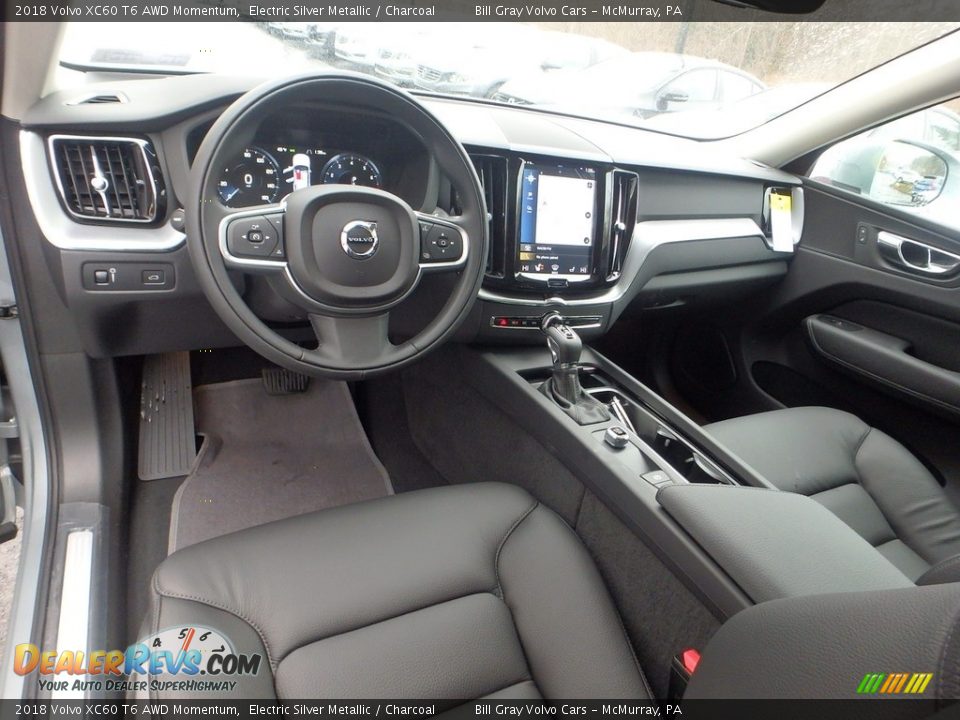 Charcoal Interior - 2018 Volvo XC60 T6 AWD Momentum Photo #9