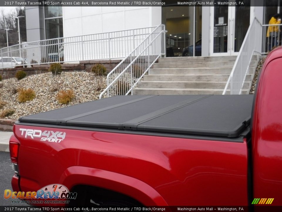 2017 Toyota Tacoma TRD Sport Access Cab 4x4 Barcelona Red Metallic / TRD Black/Orange Photo #4
