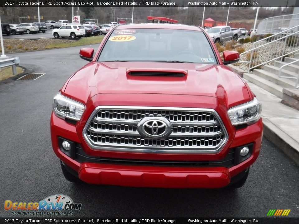 2017 Toyota Tacoma TRD Sport Access Cab 4x4 Barcelona Red Metallic / TRD Black/Orange Photo #5