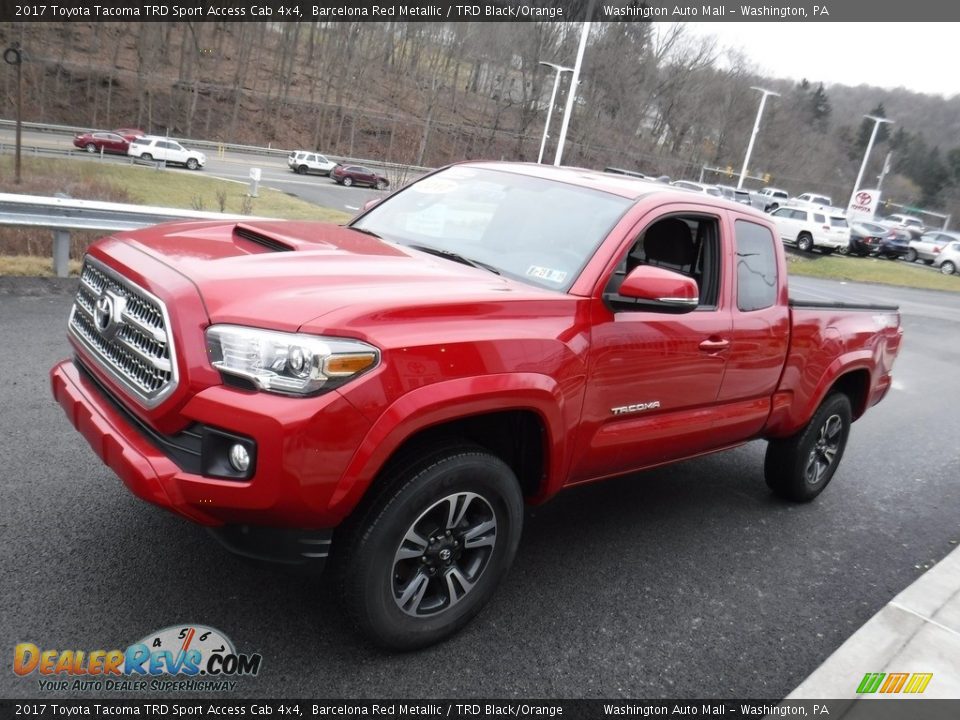 2017 Toyota Tacoma TRD Sport Access Cab 4x4 Barcelona Red Metallic / TRD Black/Orange Photo #6