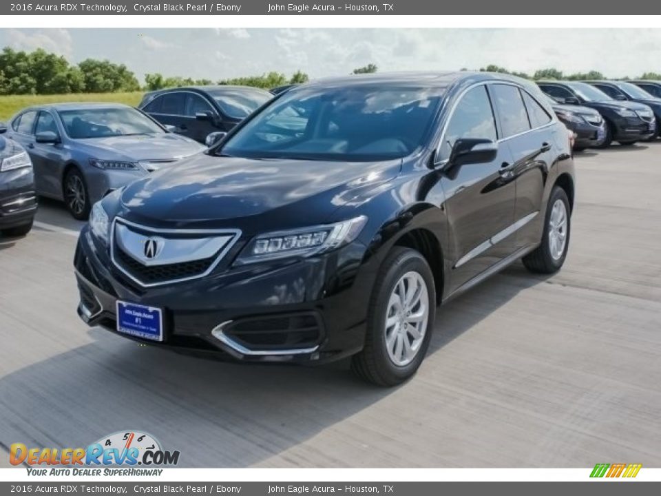 2016 Acura RDX Technology Crystal Black Pearl / Ebony Photo #3