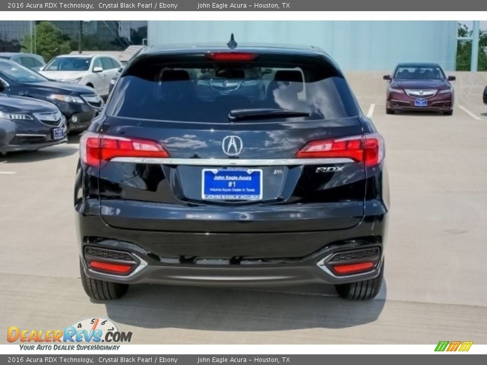 2016 Acura RDX Technology Crystal Black Pearl / Ebony Photo #6
