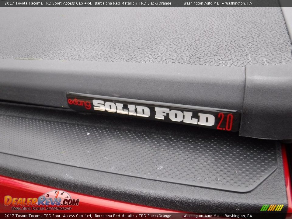 2017 Toyota Tacoma TRD Sport Access Cab 4x4 Barcelona Red Metallic / TRD Black/Orange Photo #11