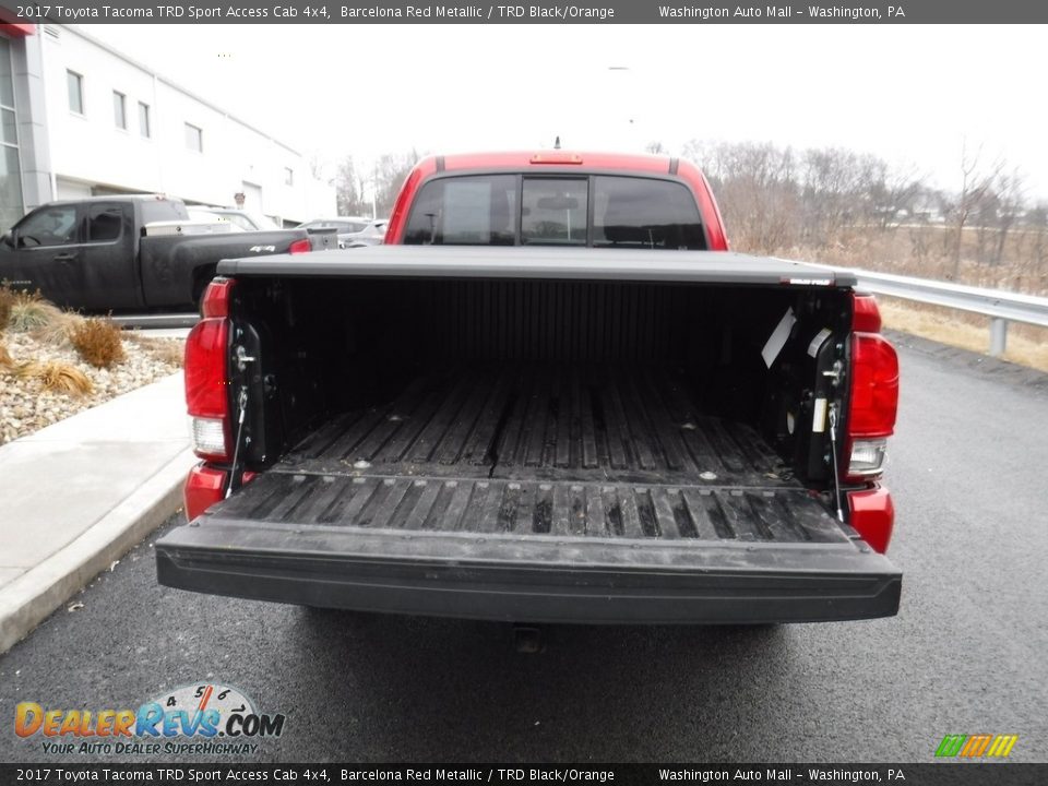 2017 Toyota Tacoma TRD Sport Access Cab 4x4 Barcelona Red Metallic / TRD Black/Orange Photo #12