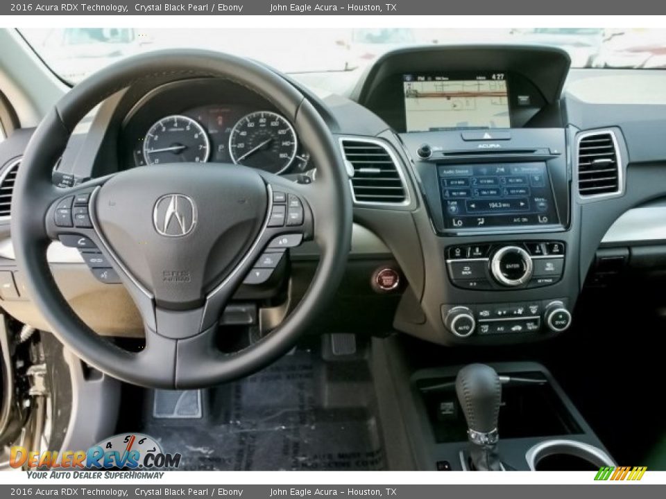 2016 Acura RDX Technology Crystal Black Pearl / Ebony Photo #9