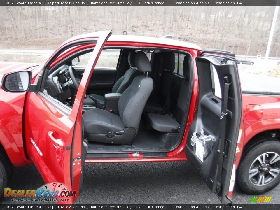 2017 Toyota Tacoma TRD Sport Access Cab 4x4 Barcelona Red Metallic / TRD Black/Orange Photo #14