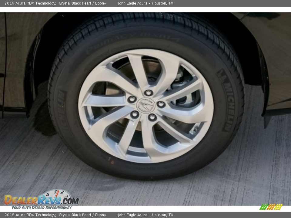 2016 Acura RDX Technology Crystal Black Pearl / Ebony Photo #10