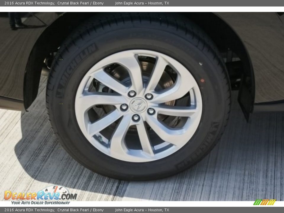 2016 Acura RDX Technology Crystal Black Pearl / Ebony Photo #11
