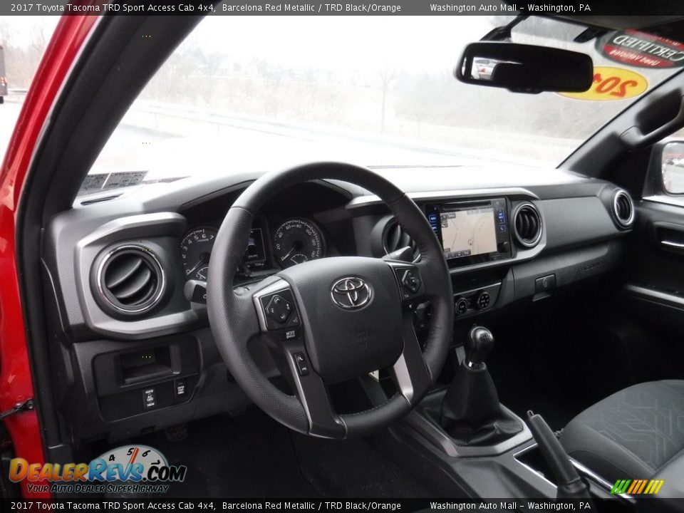 2017 Toyota Tacoma TRD Sport Access Cab 4x4 Barcelona Red Metallic / TRD Black/Orange Photo #15
