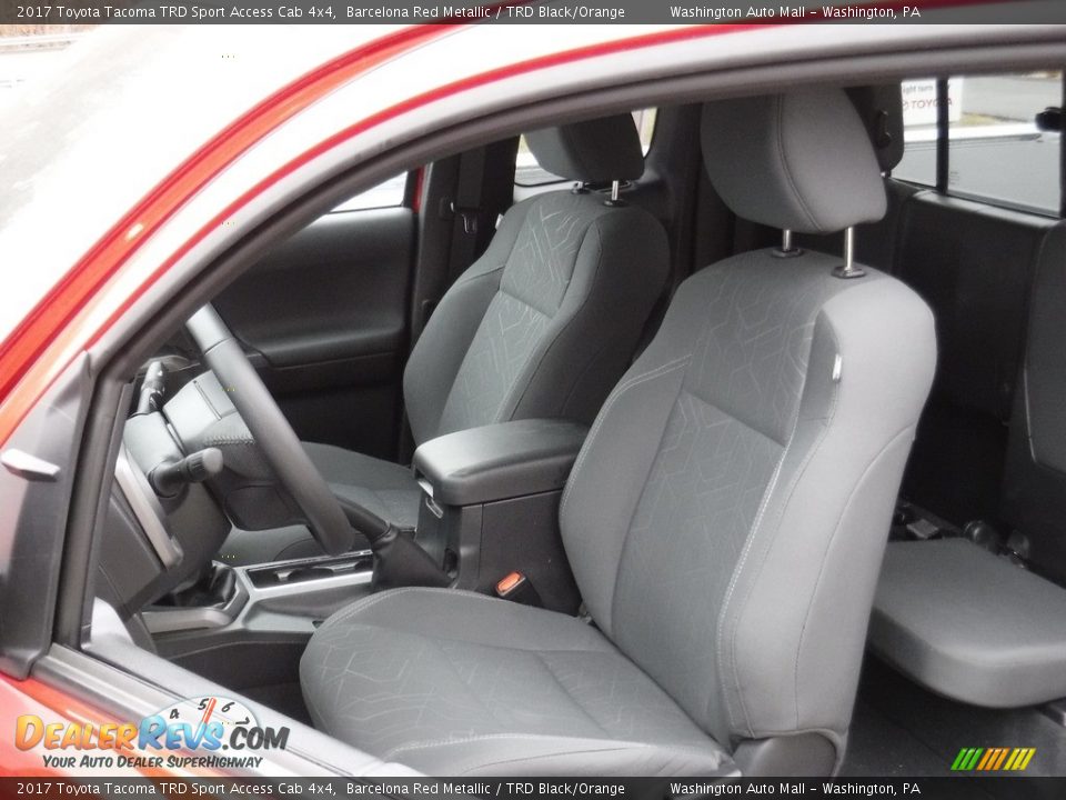 2017 Toyota Tacoma TRD Sport Access Cab 4x4 Barcelona Red Metallic / TRD Black/Orange Photo #16