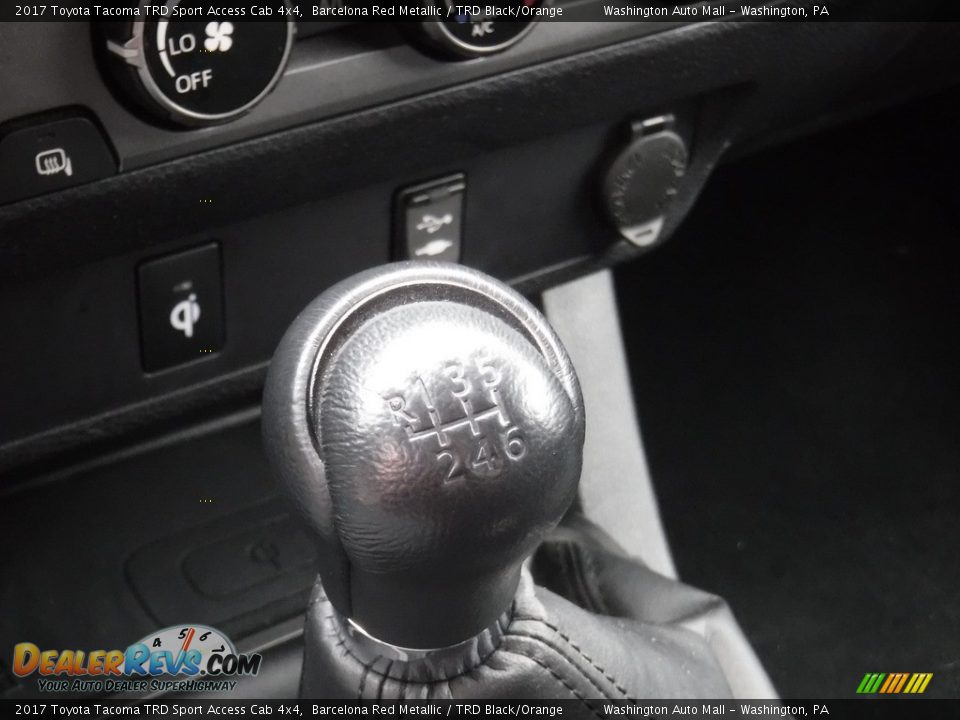 2017 Toyota Tacoma TRD Sport Access Cab 4x4 Barcelona Red Metallic / TRD Black/Orange Photo #22