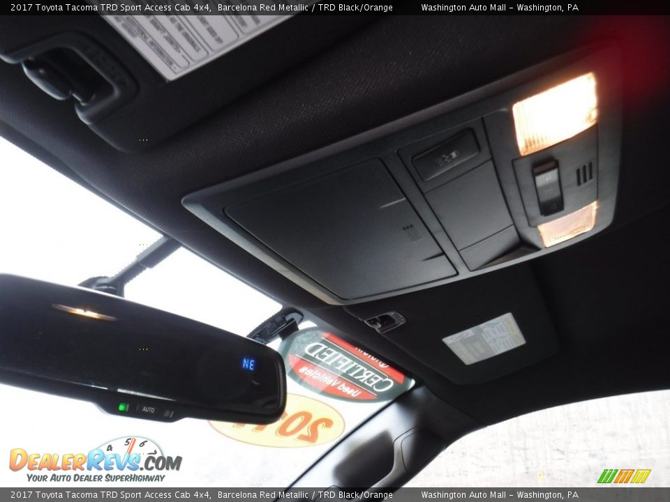 2017 Toyota Tacoma TRD Sport Access Cab 4x4 Barcelona Red Metallic / TRD Black/Orange Photo #24