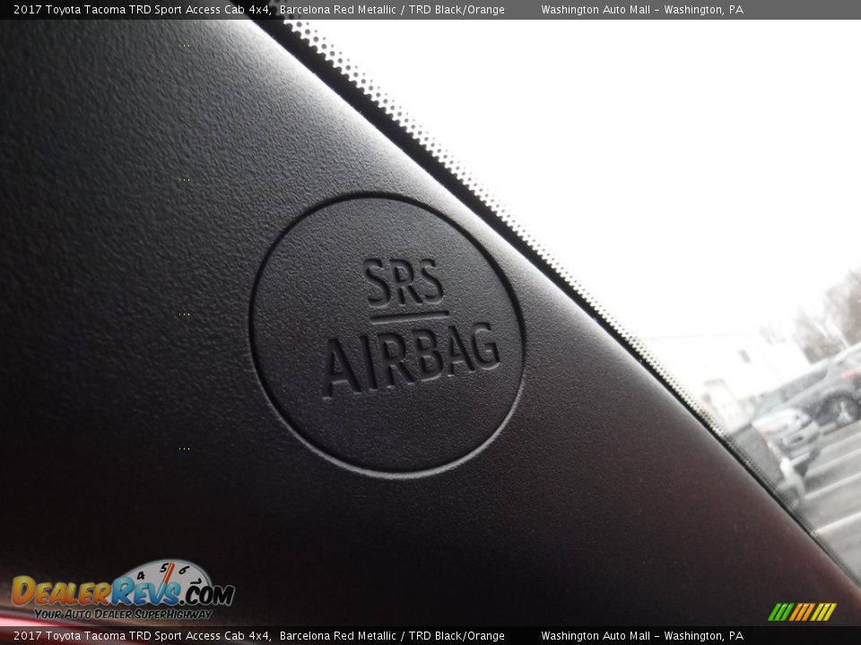 2017 Toyota Tacoma TRD Sport Access Cab 4x4 Barcelona Red Metallic / TRD Black/Orange Photo #25