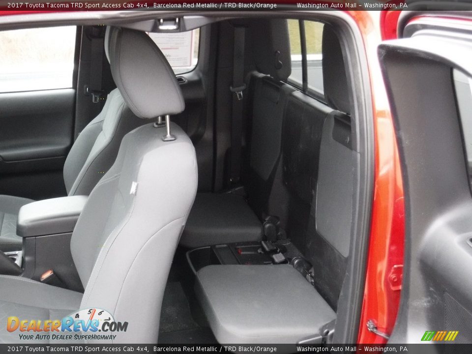 2017 Toyota Tacoma TRD Sport Access Cab 4x4 Barcelona Red Metallic / TRD Black/Orange Photo #27